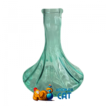 Колба для кальяна Vessel Glass Рифленая Зеленая купить в Москве быстро и недорого Колба для кальяна Vessel Glass Рифленая Зеленая купить в Москве быстро и недорого